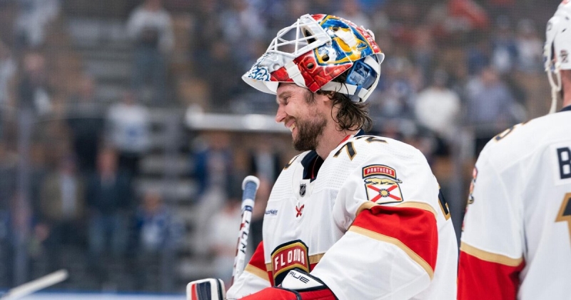 Бобровский сделал шатаут в игре плей-офф с «Тампой», став 1-й звездой: 19 сэйвов из 19