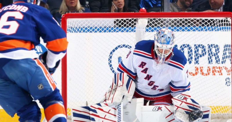 Шестеркин отразил 44 из 46 бросков в матче с «Айлендерс». У него 26 побед в 59 играх в сезоне при 90,5% сэйвов