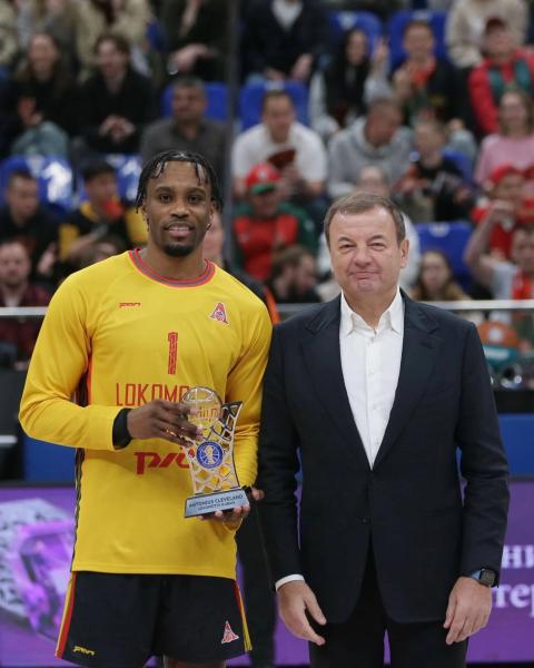 Антониус Кливленд &ndash; лучший обороняющийся игрок Единой лиги ВТБ в сезоне-2024/25