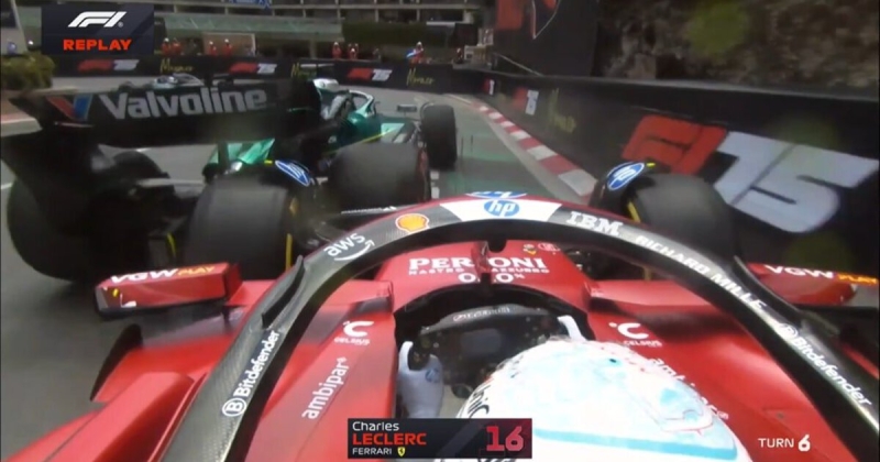 Леклер и Стролл столкнулись в практике в Монако, пилот «Феррари» сломал антикрыло