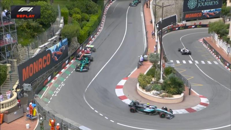 Леклер и Стролл столкнулись в практике в Монако, пилот «Феррари» сломал антикрыло