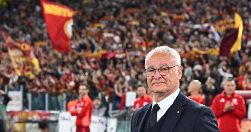 «Раньери – один из нас, вы наше сердце и опора». Фанаты «Ромы» посвятили баннеры тренеру в последнем матче в Риме