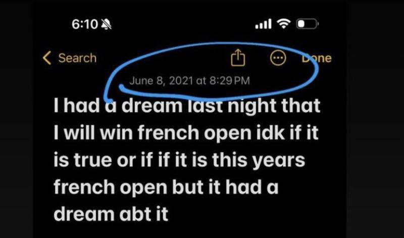 Гауфф рассказала, что четыре года назад ей приснилась победа на РГ: &laquo;Если вы можете что-то представить, вы сможете это сделать&raquo;