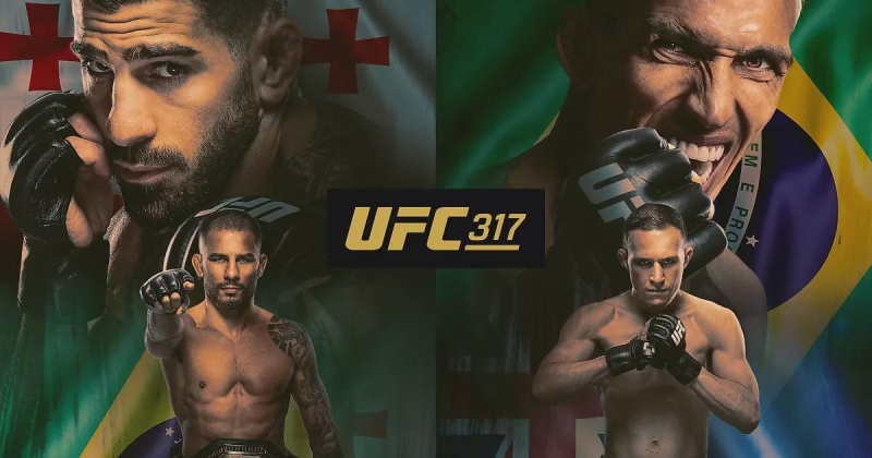 UFC 317: Топурия против Оливейры, Пантожа подерется с Кара-Франсом и другие бои