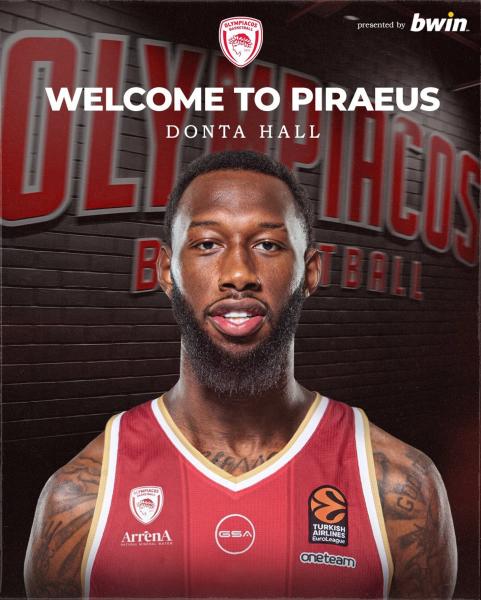 Донта Холл присоединился к «Олимпиакосу»