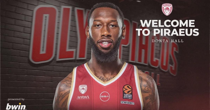 Донта Холл присоединился к «Олимпиакосу»