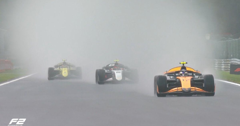 Формула-2. Бельгия. Данн выиграл 2-ю гонку под дождем и возглавил чемпионат, Линдблад – 2-й, Станек – 3-й