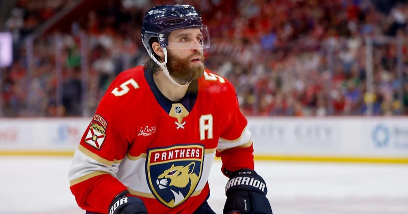 Экблад о «Флориде»: «Мы выиграли два Кубка Стэнли подряд, и у нас широкое окно возможностей для новых побед. Не считаем, что такие слова могут навредить»