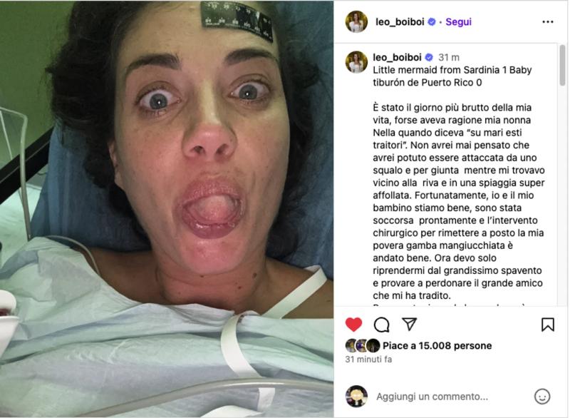 Жена Данило Галлинари после укуса акулы: &laquo;С ребенком и мной все в порядке. Операция прошла успешна&raquo;