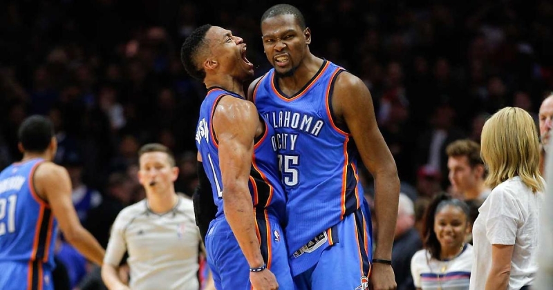 Кевин Дюрэнт о возможном воссоединении с Уэстбруком: «Расс – легенда. Это было бы круто»