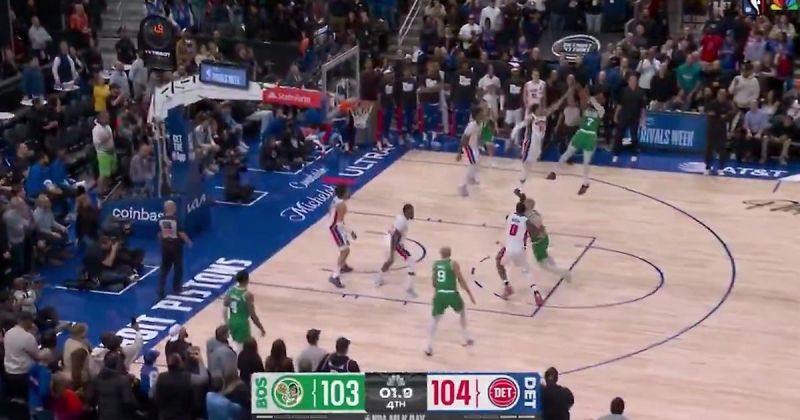 Джейлен Браун смазал бросок на победу в матче с «Пистонс»