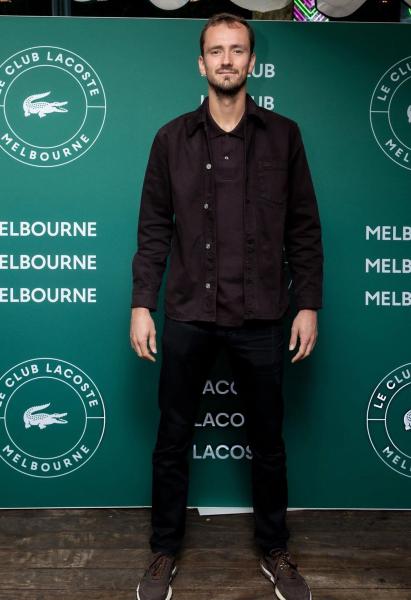 Медведев, Джокович, Димитров и Лис посетили мероприятие Lacoste в Мельбурне