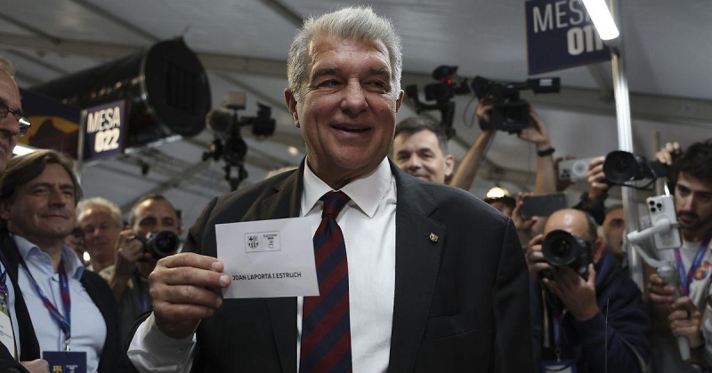 Лапорта победил на выборах президента «Барселоны». Это четвертый срок Жоана во главе клуба