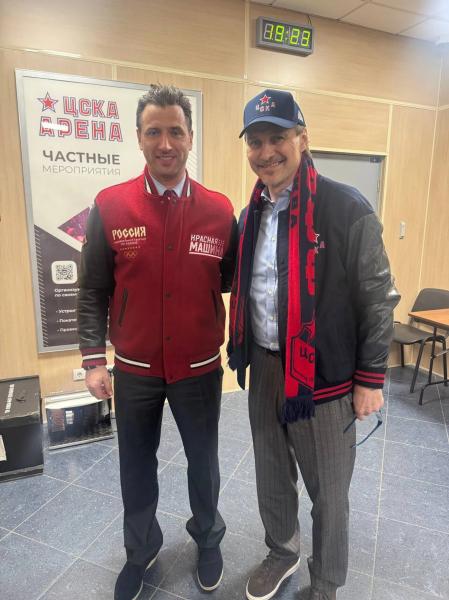 Ротенберг встретился с Федоровым: «Один из лучших центров в истории нашего хоккея. Немногие помнят, что именно «папа Федс» отдал феноменальную передачу на золотой гол ЧМ в Квебеке»