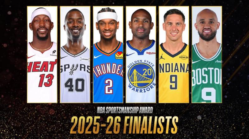 Шэй Гилджес-Александер, Бэм Адебайо и Деррик Уайт – в числе претендентов на награду НБА за спортивное поведение