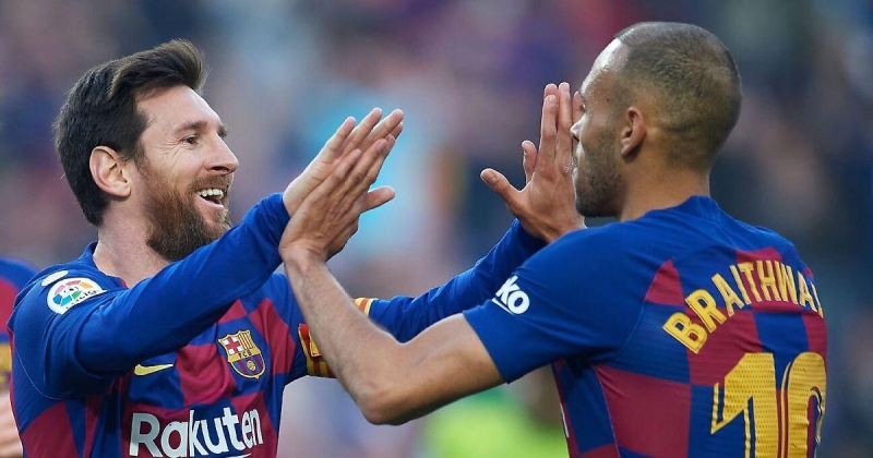 Брэйтуэйт об уходе Месси из &laquo;Барсы&raquo;: &laquo;Это было странно, все случилось за день. Лео такого не заслужил, надеюсь, проведет там последний матч. Он очень приятный человек, с ним комфортно&raquo;