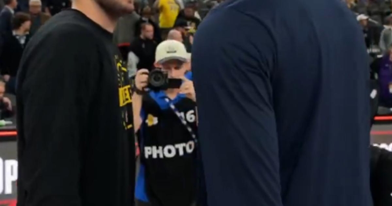 Лука Дончич и Энтони Дэвис тепло пообщались перед предсезонным матчем